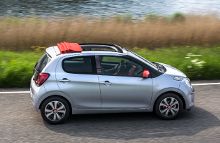 Danmarks billigste åbne bil er Citroen C1 1.0 VTI ICONIC AIRSCAPE til 1,39 kr. pr. kilometer målt efter totaløkonomi.