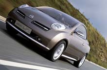 Den nye Nissan Micra C+C har et dynamisk udseende.