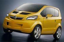 Opel Trixx er en nyskabende bybil på knap tre meters længde.