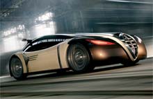 Fremtidsvisionen Peugeot 4002 er en af de to konceptbiler, der fremvises p&aring; Copenhagen Motor Show i Bella Center.