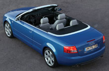 Audi har Danmarkspremiere p&aring; den voldsomme S-version af A4 Cabriolet p&aring; Copenhagen Motor Show 04.