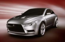 Den nye Mitsubishi Sportback konceptbil f&aring;r verdenspremiere p&aring; dette &aring;rs internationale motorshow i Frankfurt til september.