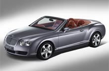 Den nye Bentley Continental GT Cabriolet kommer p&aring; markedet sidst p&aring; &aring;ret i 2006.