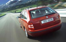 Fabia Combi Tundra f&aring;s i 3 motorversioner.