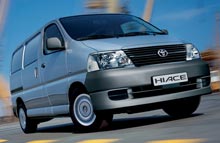 Hiace nye udseende kombineres med stærkere dieselmotorer.