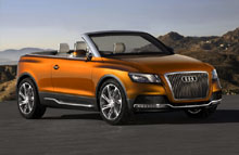 Audi lover cabriolet oplevelse i SUV-størrelsen med konceptbilen Cross Cabriolet quattro.