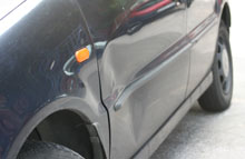 Mange danske biler k&oslash;rer rundt med buler. Foto: Bilpriser.dk