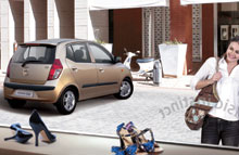 En kvinde bag rattet - s&aring; er sandsynligheden for personskade mindre.