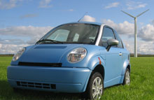 Str&oslash;m fra vindm&oslash;ller producerer brint til hybridbiler i vestjysk fors&oslash;g.