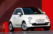 Fiat 500 er en af de popul&aelig;re sparegrise.