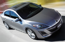 Den nye Mazda3 Sedan som præsenteres 19. november i Los Angeles