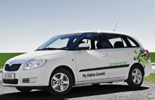 En &Scaron;koda Fabia GreenLine 1.4 TDI er en ren pengemaskine med mange firma-km.