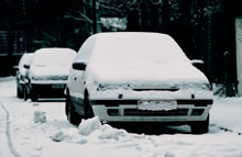 Vinteren stiller særlige krav til bilen. Foto: Falck.