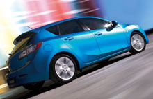 Mazda3 hatcback med 5 d&oslash;re har premiere i Bologna.