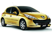 Peugeot 207 er Peugeots mest solgte model i 2008 med 4.310 eksemplarer.