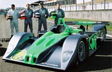 MG Lola EX257 er ved at være klar til udlevelsen af MG's Le Mans-ambitioner.