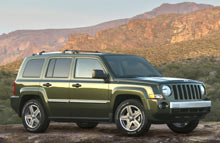 Jeep® Patriot er en af de fire Chrysler modeller, som har fået sikkerhedsudmærkelsen fra IIHS