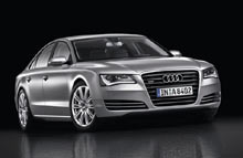 Den nye Audi A8 lander hos de danske forhandlere i foråret 2010.