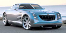 Chrysler Crossfires designstil kan bedst beskrives som - tjaa bum-bum - futuristisk klassicisme.