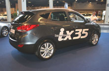 Hyundai ix35, her på Biler i Bella, kører op til 32 pct. længere på en liter diesel. Foto: Bilpriser.dk.