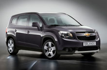 Den ny Chevrolet Orlando kommer til Danmark i starten af 2011.