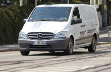 Mercedes-Benz E-CELL kommer til Danmark allerede næste år. Rækkevidde: 130 km.
