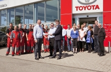 Bil & Co. A/S i Kolding vandt titlen "Toyota Ichiban forhandler 2011" for god kundeservice.