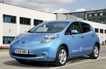 Nissan Leaf er Årets bil 2011, og første el-bil med 5 stjerner i Euro NCAP crash test.