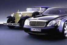 Luksusbilen Maybach går efter den type kunder, der normalt køber Rolls-Royce eller Bentley.
