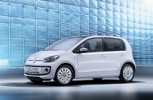 Volkswagen har netop offentliggjort de allerførste billeder af deres nye mini-bil up! i versionen med 5 døre.