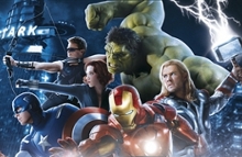 Hovedpersonerne fra den snart biografaktuelle superheltefilm ’The Avengers’ kører SEAT.