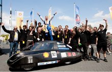 De to danske hold DTU Roadrunners og Team Aalborg Energy havde stor succes ved årets Shell Eco-marathon.