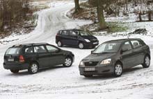 Grundlæggende kommer den nye Corolla i tre udgaver: hatchback, stationcar og MPV. MPV'en er en ægte nyhed i Corolla-programmet.