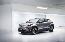 Toyota introducerer den nye C-HR ved den internationale biludstilling i Geneve.
