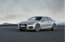 Den nye Audi A5 Coupé lanceres i efteråret 2016. Danske priser er endnu ikke forhandlet på plads.