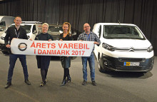 Peugeot Expert indtog førstepladsen sammen med Citroën Jumpy og Toyota Proace, der alle er baseret på den samme platform.