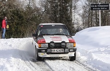 Toni Hansen og Per Brodersen startede fint ud i deres Audi 80 GLE fra 1979 og kørte sig stille og roligt op til en placering som nr. 6