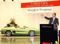 Fords auktion over gamle konceptbiler indbragte over 34 millioner kroner til velgørende formål.