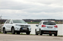 De nye Vitara og S-Cross hybridmodeller står klar hos de 78 danske Suzuki forhandlere fra den 16. marts.