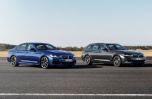 Designet på den nye BMW 5-serie er kendetegnet ved skarpere linjer og et mere sporty udtryk.