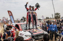 Der var ingen over eller ved siden af TOYOTA GAZOO Racings rallykører, Nasser Al-Attiyah fra Qatar og hans franske co-driver, Mathieu Baumel, som genvandt Dakar Rally.,