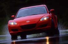 Den længe ventede Mazda RX-8 sendes på markedet til februar, men herhjemme ser vi den ikke før til næste sommer.