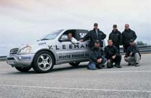 Jason Watt og Kleemann-teamet skaffede Kleemann-Mercedesen ML55K fra Farum titlen som verdens hurtigste SUV.