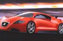 Seat Cupra GT racer-prototype blev afsløret på Barcelona Motorshow. Den skyder fra nul til 100 på bare 4,2 sekunder.